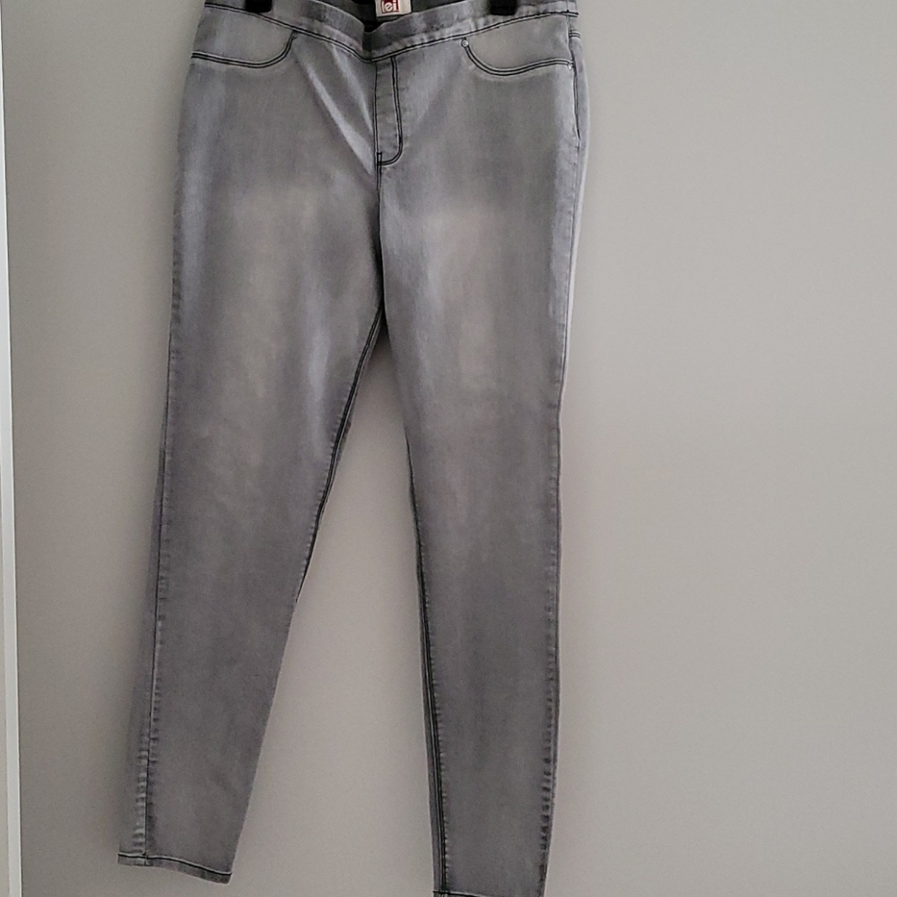 Womens jegging grey wash